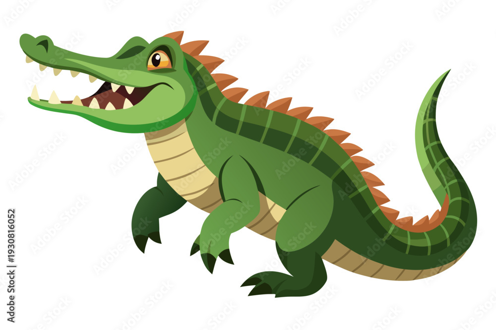 Obraz premium green dragon cartoon