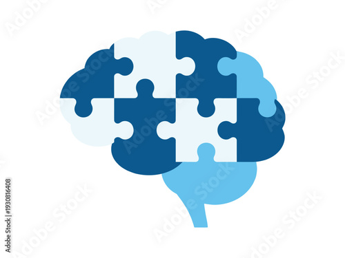 Brain Puzzle Pieces Coming Together