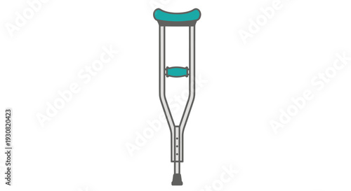 Crutch Mobility Aid Medical Support Device.