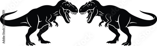 WebBlack vector silhouette of a family hiking with backpacks and walking poles including a child and dog on a leash