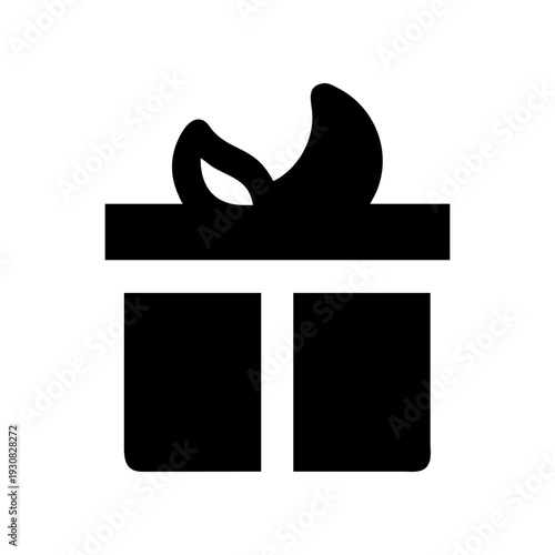 A stylish gift box with a decorative bow ribbon on top.