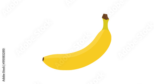 Yellow Ripe Banana Fruit Closeup.