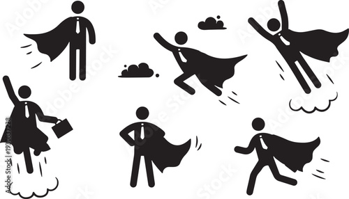 Silhouette of a Person in Tree Pose Yoga Position vector