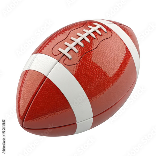 Football isolated on transparent background