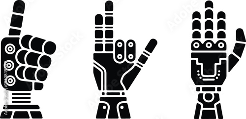 Thumb Up Collection Silhouette Icon Set Thumbs Up Typography Silhouette Icon Pack