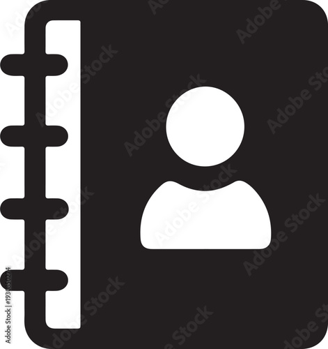 Address Book Icon – Contacts and Profile Symbol