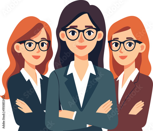 business, squadra, persone, uomo, donna, gruppi, uomini d'affari, uffici, lavoro d'equipe, addicersi a, lavoro, persona, partenariato, vettoriale, avatar, di successo, successo, sorriso, illustrazione