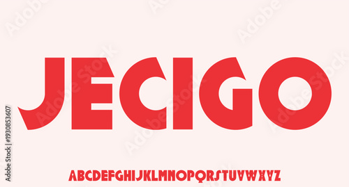  font combination between vintage and modern  type style alphabet