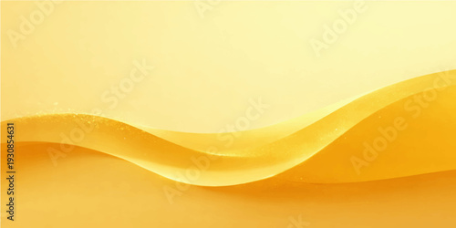 Abstract Golden Waves: Gentle, flowing curves in shades of gold and yellow create a serene and elegant composition, perfect for conveying a sense of luxury, warmth, and tranquility.