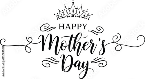 Happy mother's day greeting card design