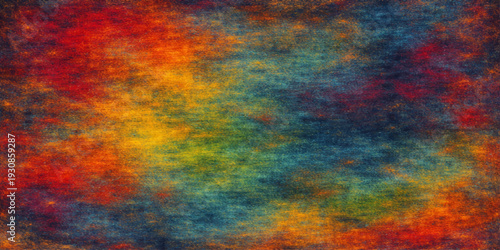 Chromatic Tapestry: A mesmerizing display of interwoven colors, where fiery reds and gentle blues converge in an evocative dance of light and shadow, the artwork invites contemplation.