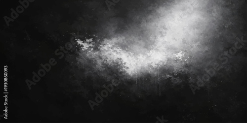 Abstract Smoke Texture: An ethereal cloud of smoke gracefully dances against a stark black backdrop, creating a captivating visual texture.