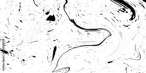 Abstract Monochrome Marble Flow with Intricate Swirling Lines and Organic Fluid Wave Patterns Luxurious Monochrome Marble Texture Featuring Intricate Organic Swirls, Fluid Wave Contours