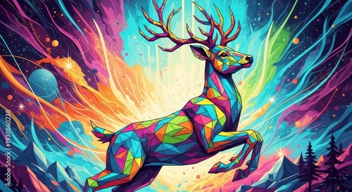 Psychedelic Deer