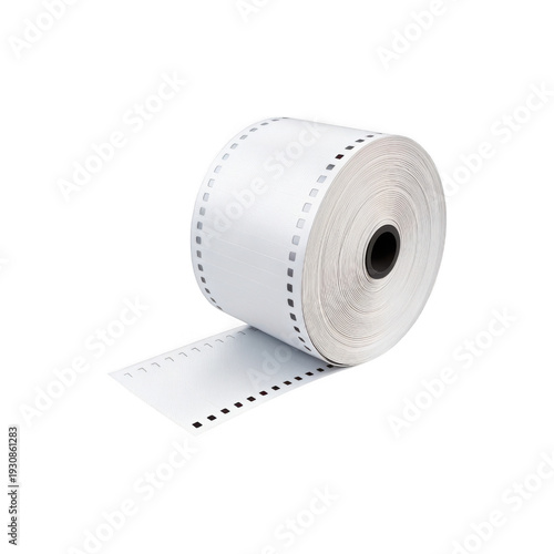 Roll of paper isolated on transparent background