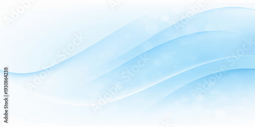 Abstract Blue Waves: A captivating, flowing design of soft blue waves that seem to undulate gently against a gradient backdrop, inviting tranquility and calm.