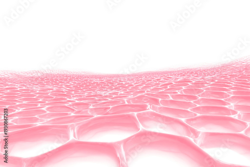 Pink Cellular Skincare Surface Background