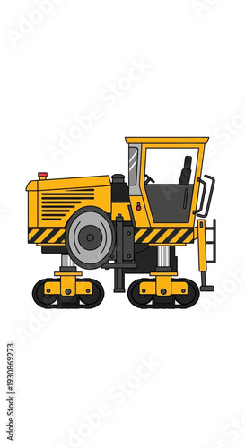 Industrial Railway Vehicle Construction Machine Graphic Element