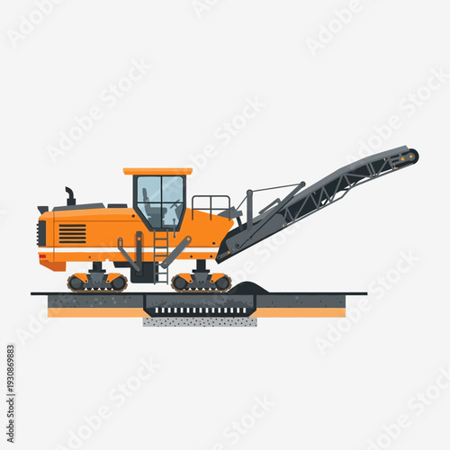 Industrial Road Milling Machine Excavator Construction Equipment