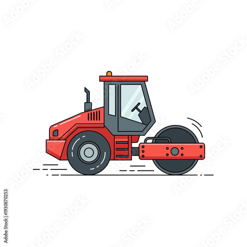 Industrial Road Roller Machine For Pavement And Construction Work