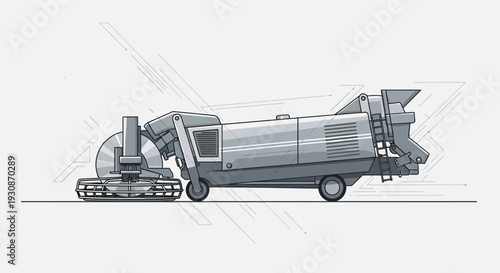 Industrial Road Sweeper Machine For Cleaning And Maintenance Projects
