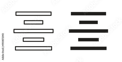 Align center icon symbol vector illustration. vector flat clipart object eps10