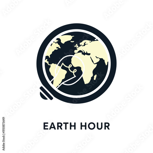 Earth Hour Global Light Off Initiative Illustration