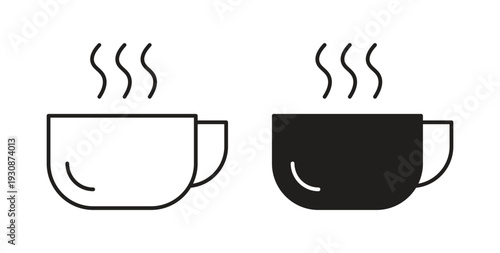 Coffee icon symbol vector illustration. vector flat clipart object eps10