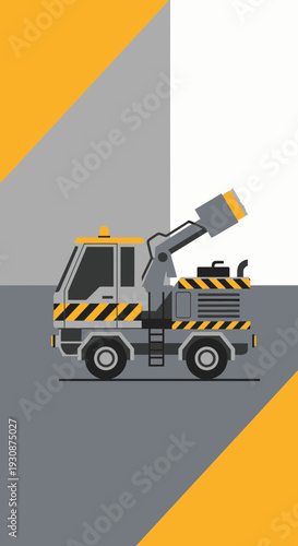 Industrial Vehicle With Articulated Arm For Specialized Tasks
