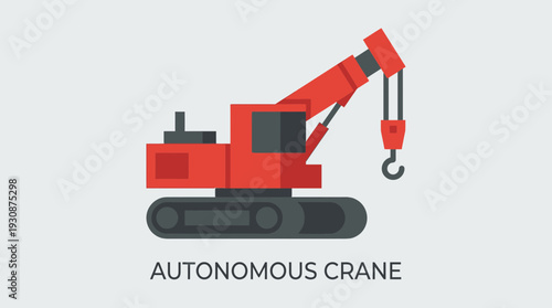 Innovative Autonomous Mobile Crane For Industrial Use