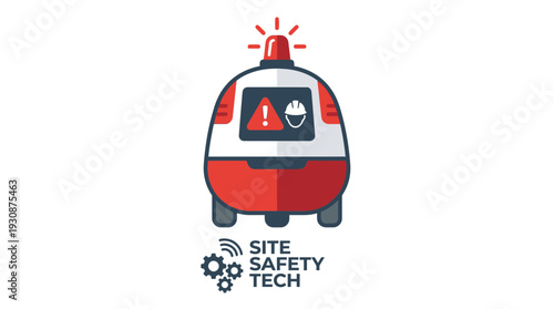 Innovative Site Safety Robot With Alert Systems And Technology