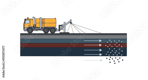 Innovative Road Construction Technique Spreading Aggregate Material Seamlessly