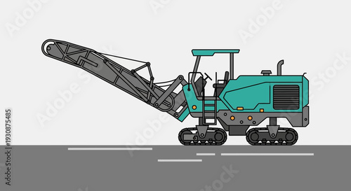 Innovative Road Milling Machine for Urban Construction Projects