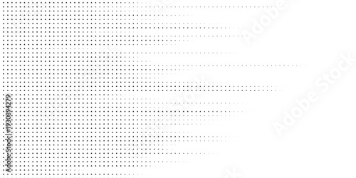 Illustration of halftone pattern with gradient effect