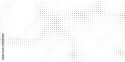 Illustration of halftone dots pattern with gradient effect