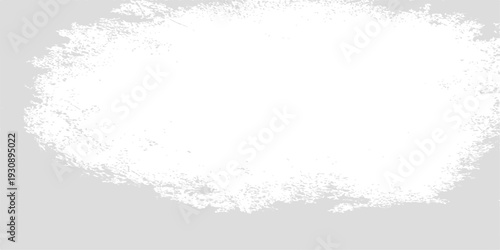 white paint brush stroke on light gray background, abstract textured artistic smear for graphic design base