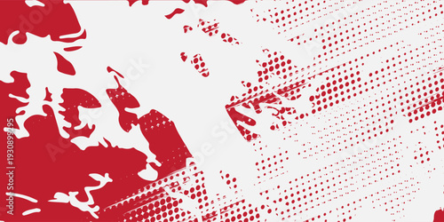 Asian calligraphy inspired red ink strokes for text emphasis and design.