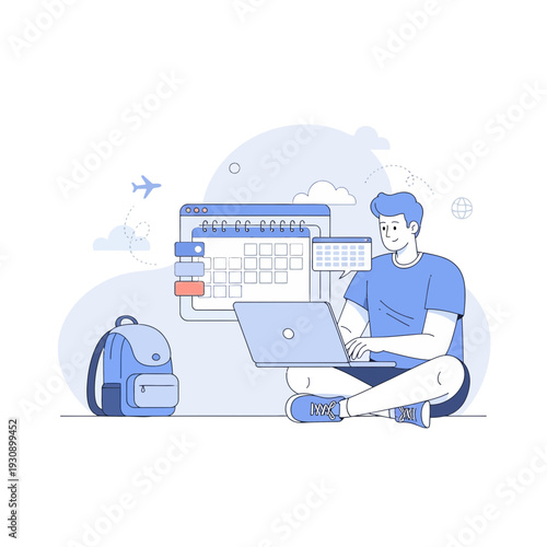 Planning Vacation And Trip With Modern Digital Tools And Travel Applications Efficiently