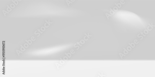 Silver foil background with metal mirror texture. Chrome gradient surface with light gloss modern