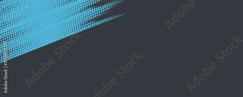 Minimal abstract blue frame with grunge sport elements on dark background.