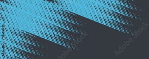 Modern dark backdrop featuring bold blue border and distressed texture.