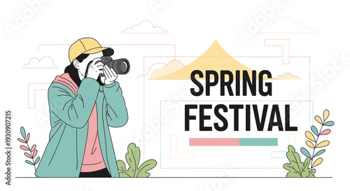 Spring Festival Photographer Capturing Moments