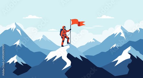 Summiting Peaks Achieving Goals Adventure Success and Determination