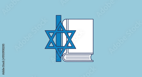 Symbolic Representation Of Religious Scripture And Spiritual Text Design Concept Artwork