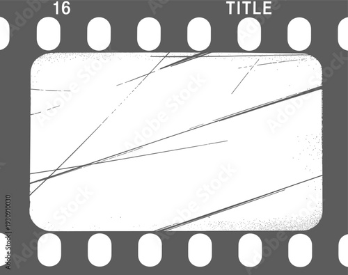 Strip with white background and black lines diagonal