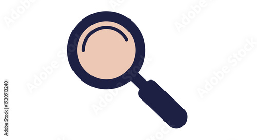 Magnifying Glass Icon Illustration Symbol Object.