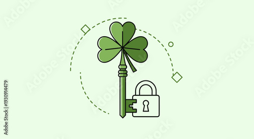 Unlock Good Fortune With A Lucky Shamrock Key