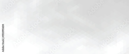 White triangle geometric pattern background, Geometric background made of triangles, Abstract geometric background. Vector 3d illustration