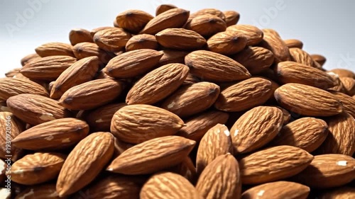 Wallpaper Mural Large pile of raw almonds with some shelled nuts Torontodigital.ca