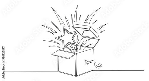 Surprise Starburst from Open Box